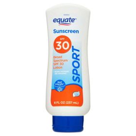 Equate Sport Broad Spectrum Sunscreen Lotion, SPF 30, 8 fl oz