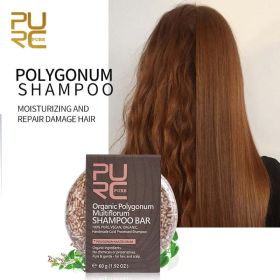 PURC Organic Polygonum Shampoo Bar 100% PURE and Polygonum Handmade Cold Processed Hair Shampoo No Chemicals Or Preservatives