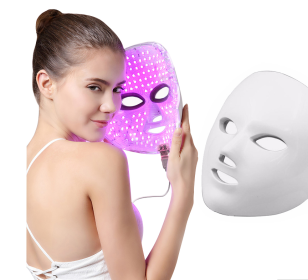 Led Facial beauty instrument (Style: Withlogo, Model: EUWHITE)